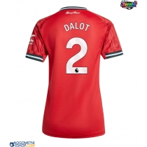 Ženski Nogometni dresi Manchester United Diogo Dalot #2 Domači 2025-26 Kratek Rokav